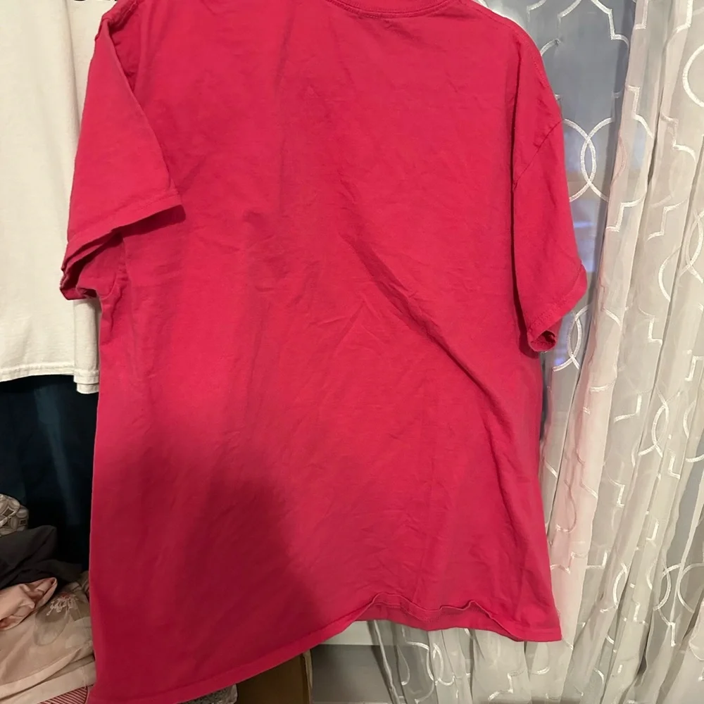 Gildan Pink Short Sleeve Tee - Dill With It Design - Picture 2 of 4